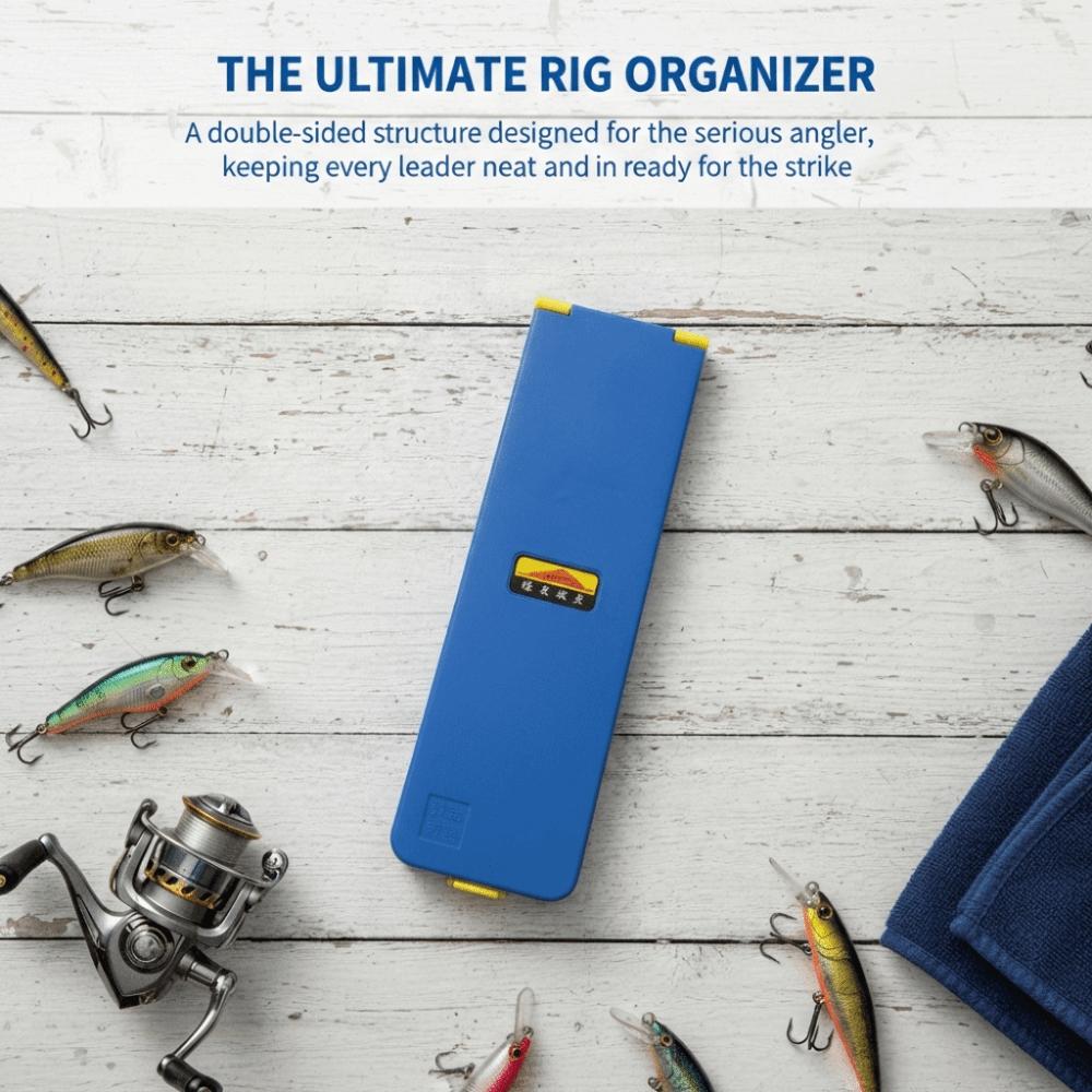 Double Sided Fishing Subline Case Foldable Fishing Line Storage Fishing Subline Box Fishing Hooks