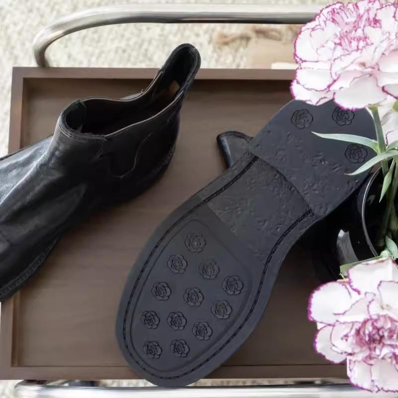 Ботинки Мартина ботинки Челси женские 2025 новые ретро и старые вымытые лошадиная кожа платформа короткие ботинки толстый каблук короткое голенище