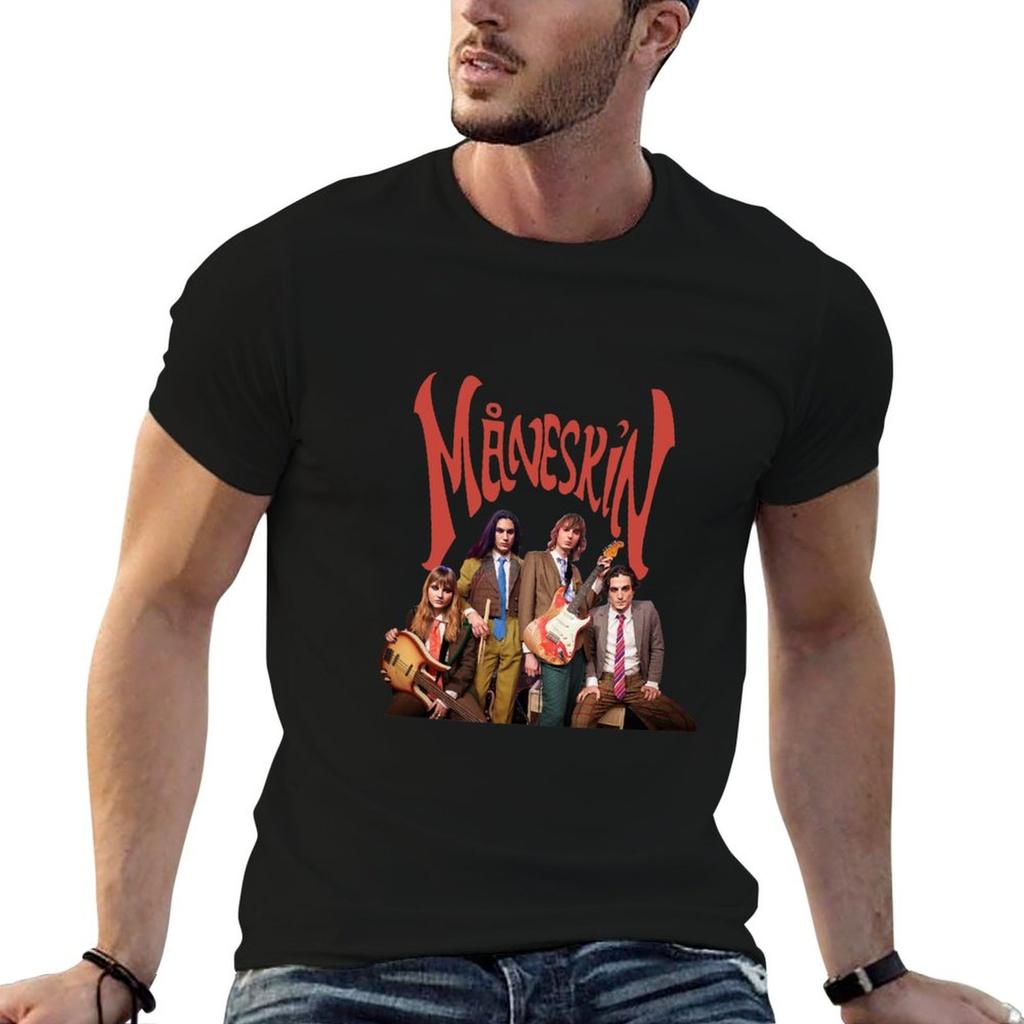 Mneskin rock band Unisexeskin TShirt Work Wear Short Sleeve TShirt