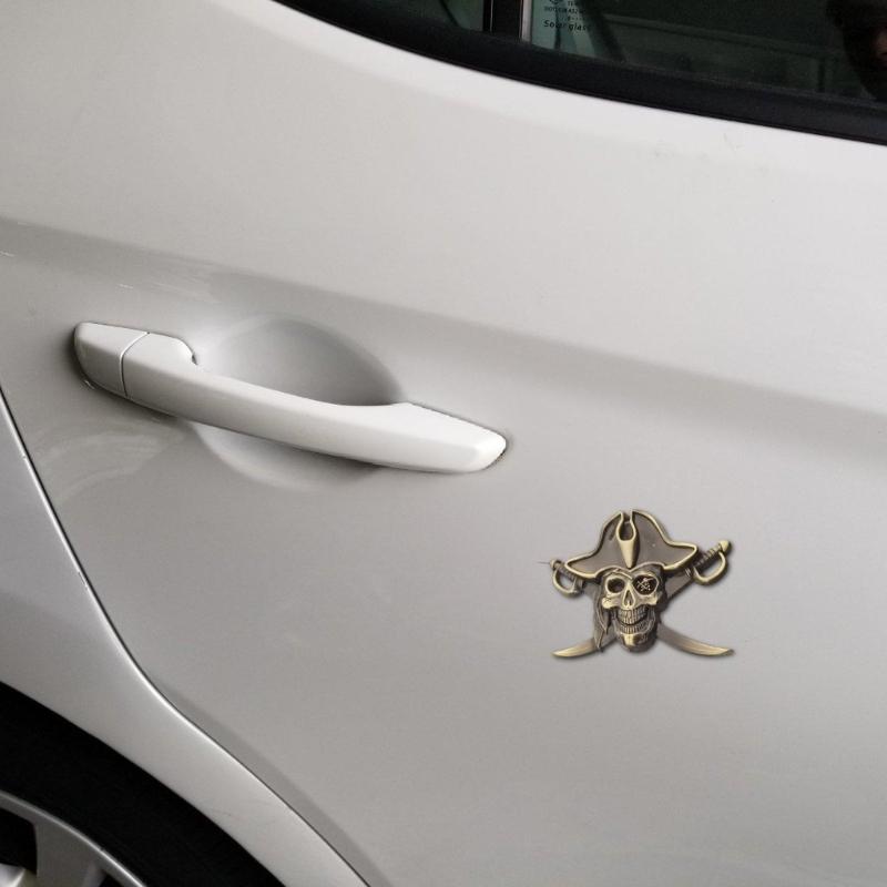 Долговечная Демоническая Автомобильная Наклейка из Цинкового Сплава Металлическая Наклейка Эмблема Для Мотоцикла Автомобиля Велосипеда Персонализация Внешнего Вида