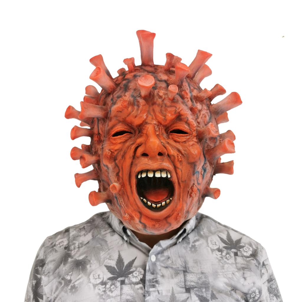 New virus mask, Halloween latex coronavirus2019ncov Teaching model mask Mask