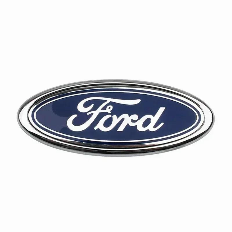 11.5X4.5cm Car Body Rear Logo Sticker Emblem for Ford Fusion Ranger Kuga Fiesta Mustang Edge Escape Mondeo j104 Focus Roush