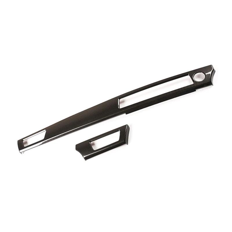 LHD для BMW 3 серии E90 2005-2012 ABS текстура из углеродного волокна внутренняя отделка центральной консоли приборной панели