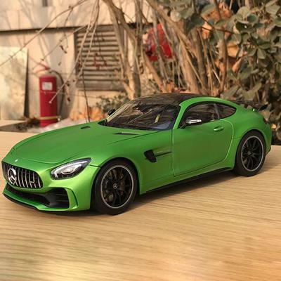 AMG GTR 1:Игрушечная модель автомобиля из 18 сплавов, реалистичные огни и звуки, коллекционная мечта детского любителя гонок