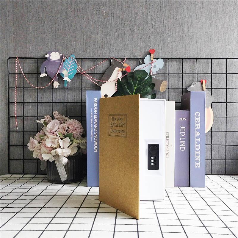 Creative Dictionary Book Safe Plastic Piggy Bank Key Safe English Dictionary Password Box Piggy Bank