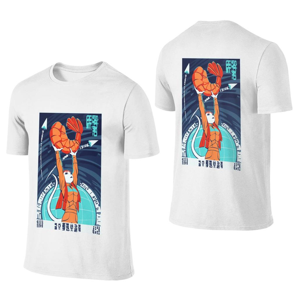 In Shrimp We Trust Versatile Reversible Tshirt Outdoor Trendy Brands Atmosphere Basic Tee