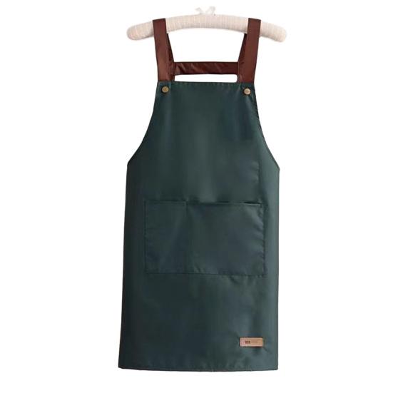 Рабочий фартук Водонепроницаемый маслостойкий кухонный фартук с большими карманами Прочная стильная рабочая одежда для сада