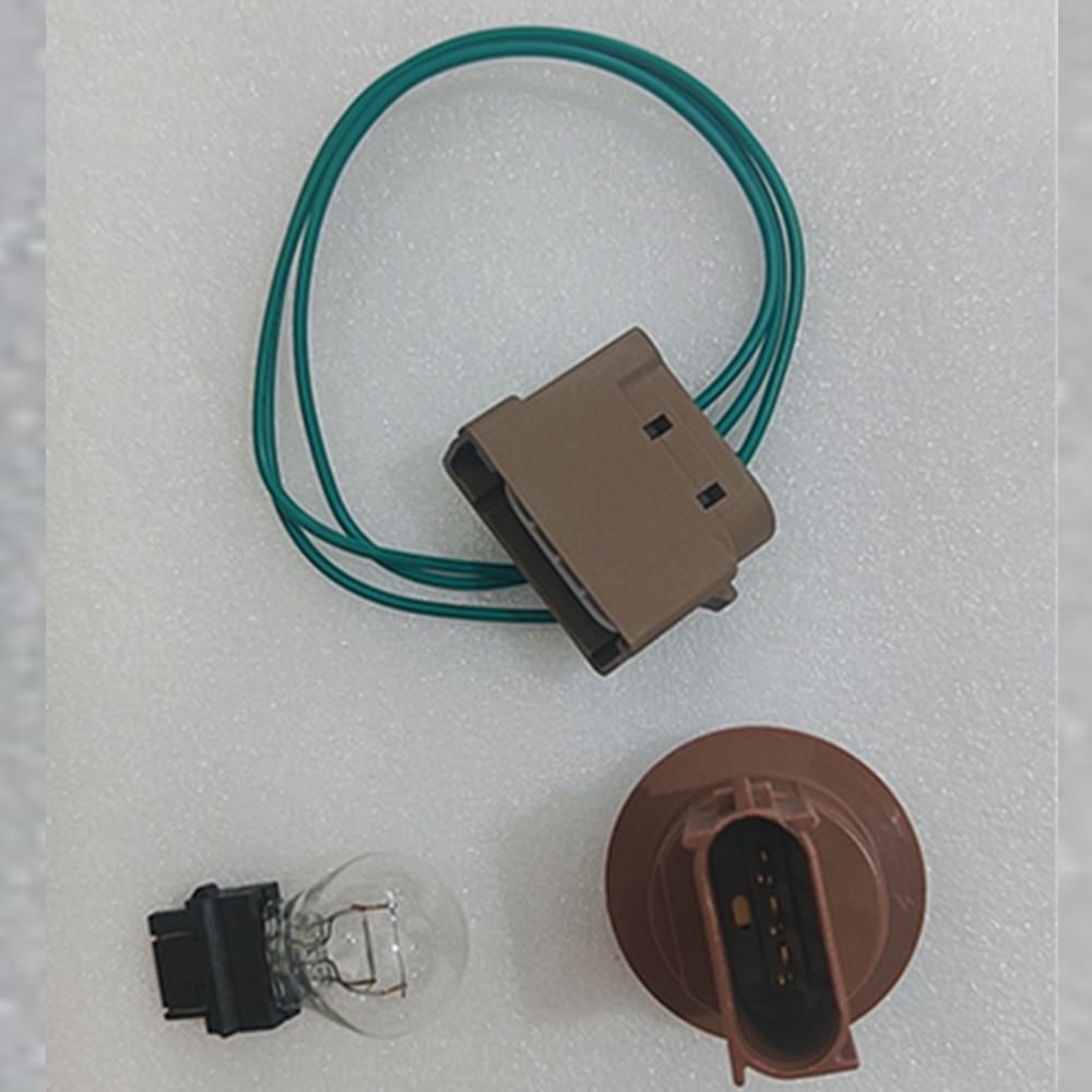 Headlamp Socket, Brake/Tail/Turn Signal + 3157 Bulb