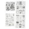 4Pcs Clear Stamps Clear Imprint Recycle Use Easily Unique Shape Various Styles  Transparent Stamp