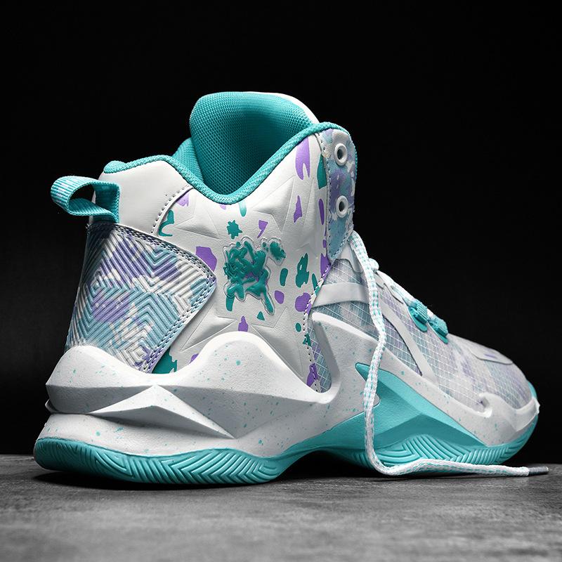 Мужские трендовые баскетбольные кроссовки на воздушной подушке с амортизацией и высококачественная спортивная обувь для бега