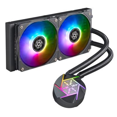 SilverStone Technology VIDA 240 Slim Высокопроизводительный тонкий жидкостный охладитель All-in-One SST-VD240-SLIM