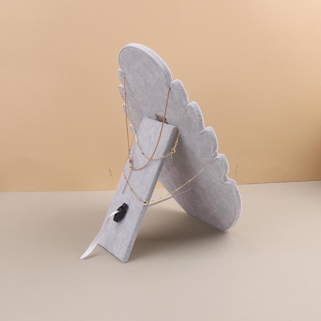 Черный Vevlet ожерелье кулон дисплей доска для хранения стенд ювелирный органайзер держатель стеллаж