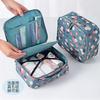 Large Capacity Makeup Stylish Makeup Portable Cosmetic Pouch with Brush Plenty of Storage for Cosmetics and Small Perfect for and Business Floral