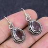 Natural Morganite Gemstone 925 Sterling Silver Jewelry Earring 1.38" k5T49