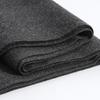 Luxury Unisex Wool & Cashmere Scarf: Thickened Solid Color for Autumn & Winter