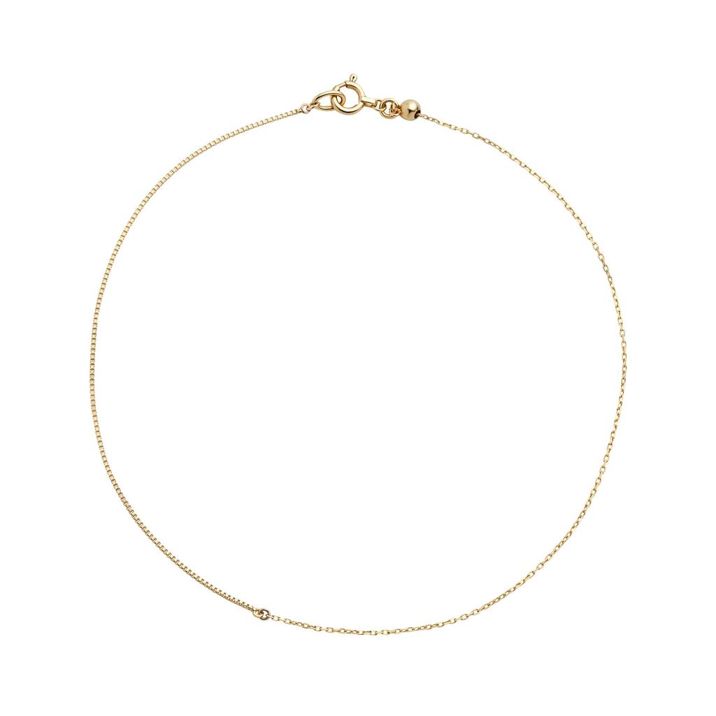 VA Vendome Aoyama K10YG Gold Bracelet GJVB0120LSYG 2-Way (Anklet)