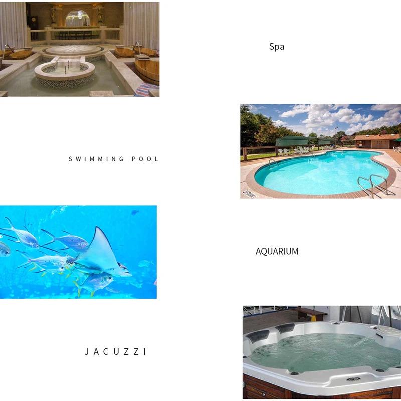 Новый беспроводной плавающий термометр для бассейна на солнечной батарее, многофункциональный измеритель температуры для спа, гидромассажной ванны, прудов