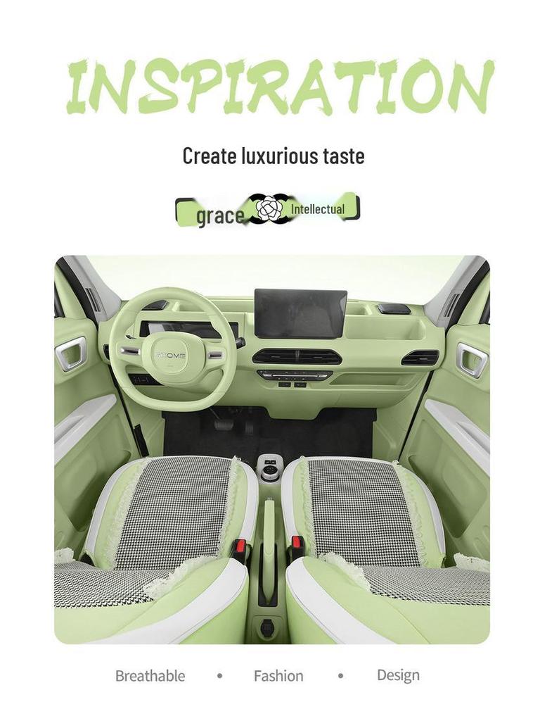 Breathable Seat Covers for 2020-2022 Wuling Hongguang Miniev