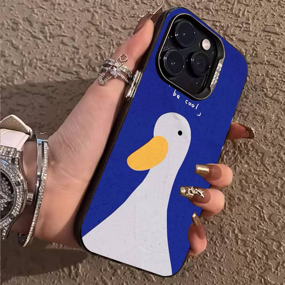 Чехол для телефона «Запутанный гусь» для iPhone 17,16,15,14,13,12,11,Pro,X,Xs,Max,Plus Ударопрочный чехол