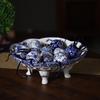 Сине-белый керамический шарик Jingdezhen - Подвеска для автомобиля и Рождественское украшение.