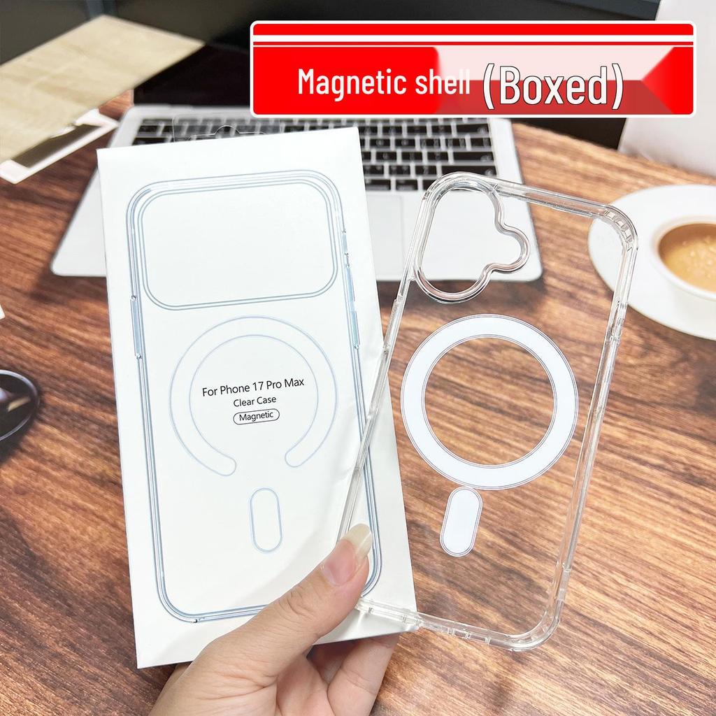 Прозрачный магнитный защитный чехол Magsafe для iPhone 16/17 XSMAX