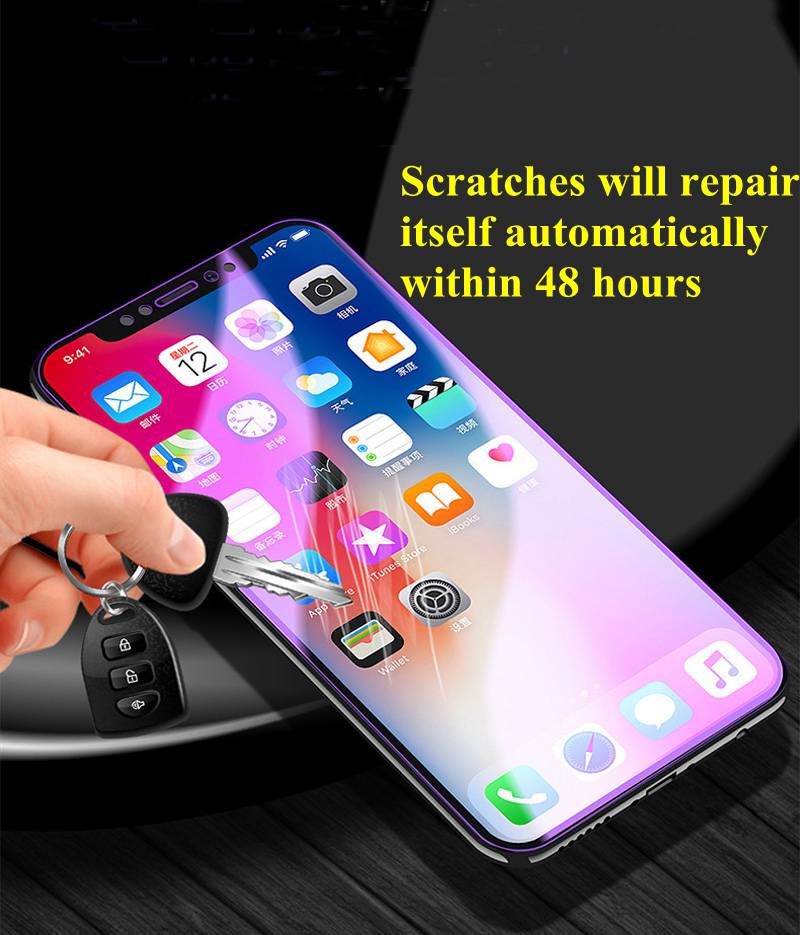 For iPhone 11 12 13 Mini 14 15 16 Pro Max X XR XS Max SE 2020 6 6s 7 8 Plus Anti Blue Ray Hydrogel Film Screen Protector