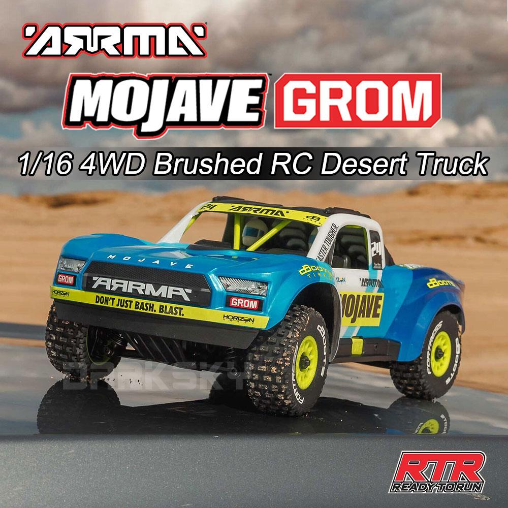 ARRMA MOJAVE GROM MEGA 380 Коллекторный 4WD RTR Масштаб 1/14 Пустынный Грузовик RC Электрическая Модель с Дистанционным Управлением Игрушки для Взрослых и Детей