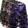 Large Size New Men's Loose Multi-color Camouflage Shorts 5-point Mid Length Shorts Casual Beach Pants