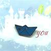 Boat Paper Plane Enamel Pins Dripping Oil  Cartoon   Party