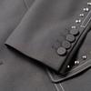 Gucci Пальто делового костюма Осень/Зима 2022 Мужское Серое 710897-ZAKGX-1101