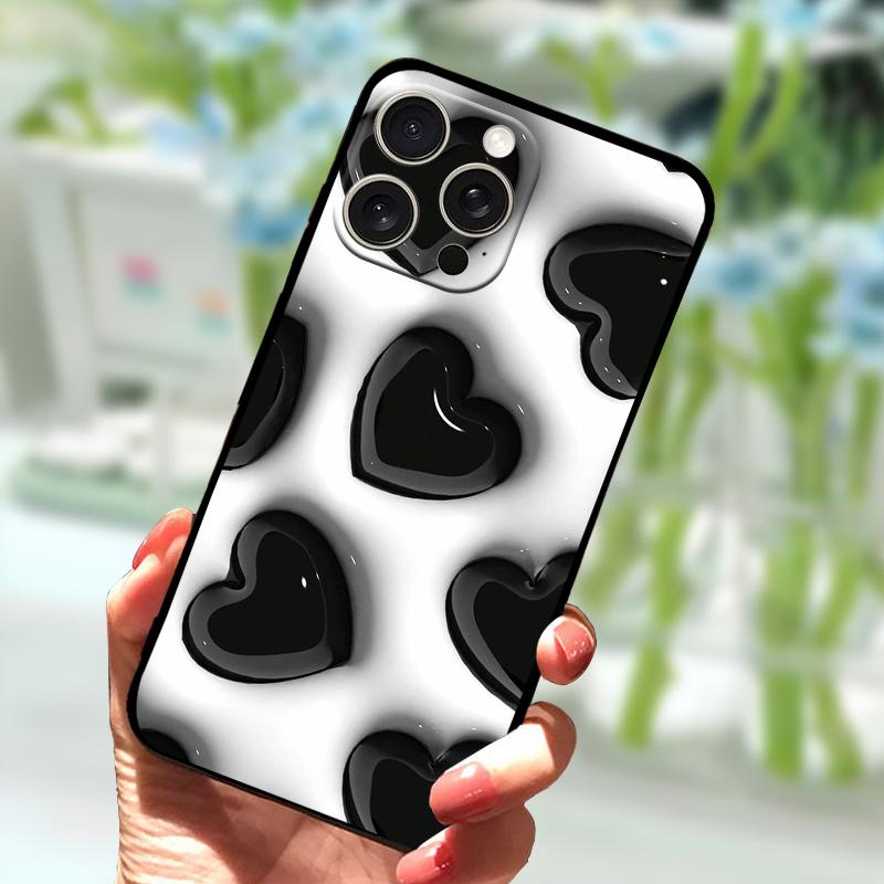 Чехлы с мультяшными рисунками для iPhone 15 Pro Max, силиконовые, из ТПУ, мягкие, для Apple iPhone 13, 14, 12 Pro, защитные чехлы для телефонов.