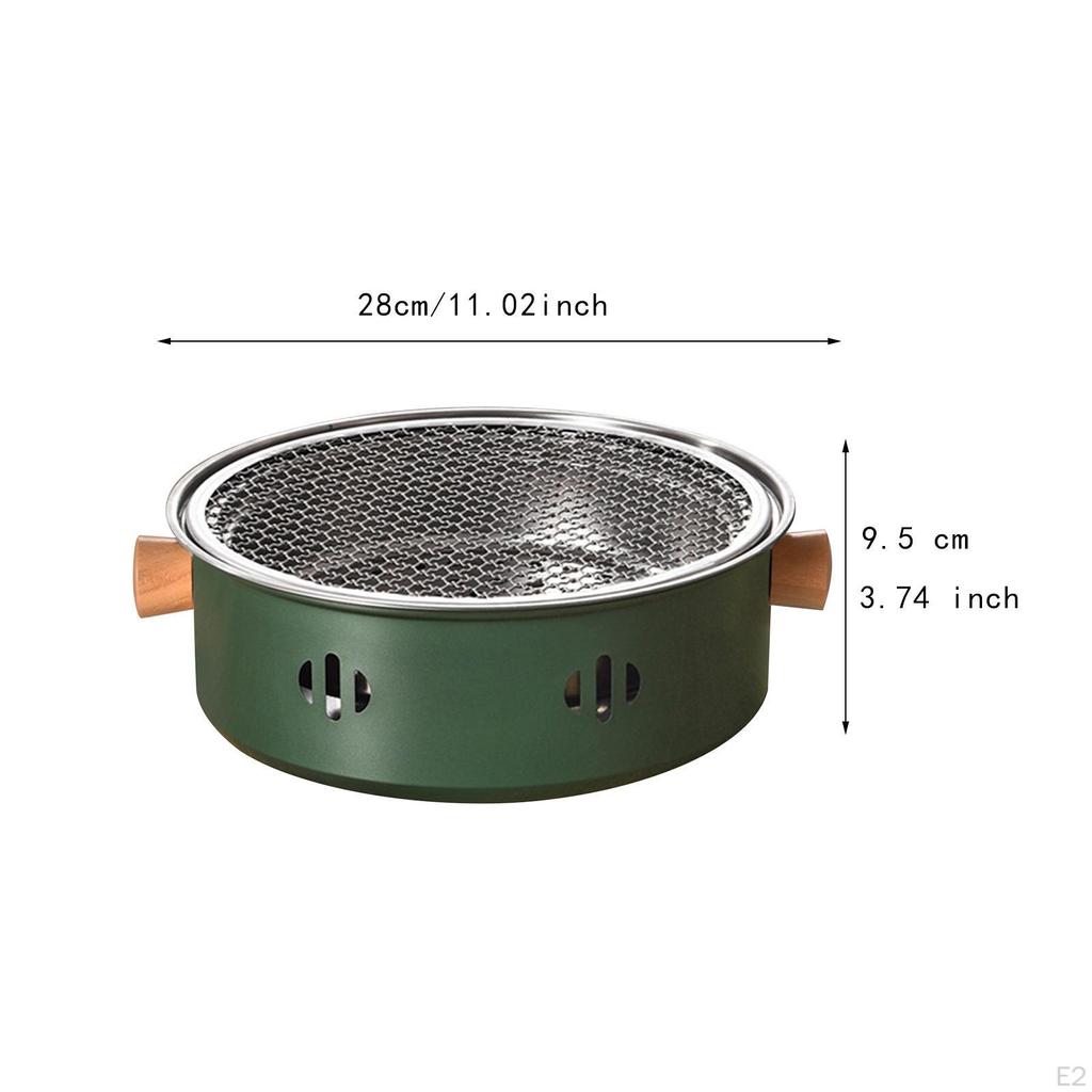 Гриль для барбекю из нержавеющей стали Портативные печи для подогрева чая для заднего двора