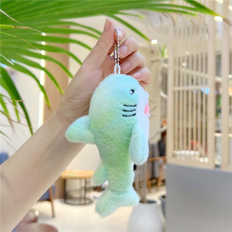 Marine Animal Big Shark Plush Toy Bag Pendant Doll Plush Pendant
