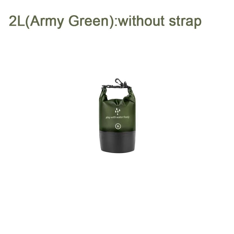 PVC Waterproof Dry Bag 2L/5L/10L/20L Outdoor Diving Foldable Man Women Beach Swimming Bag Rafting River Ocean Backpack