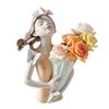 Luxury Vases Decor Resin Statue Sculpture Home Wedding Flower Figurines Interior Desktop Ornaments Living Room Butterfly Girl