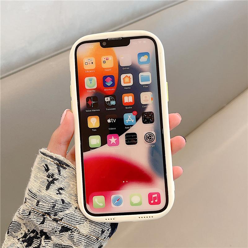 Прекрасный милый белый медведь желтый противоударный чехол для Iphone 14 13 12 11 Pro Max прозрачный чехол для телефона Капа