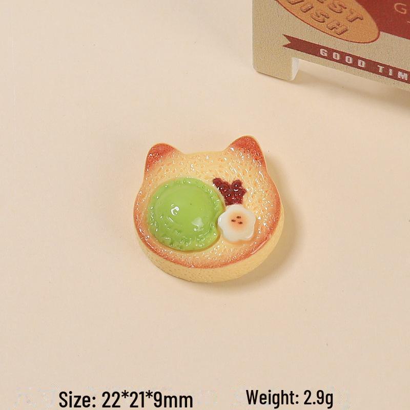 Аксессуары из смолы ручной работы: Мультяшная заколка для волос, бижутерия и украшение для пряжки обуви в виде клубничного торта