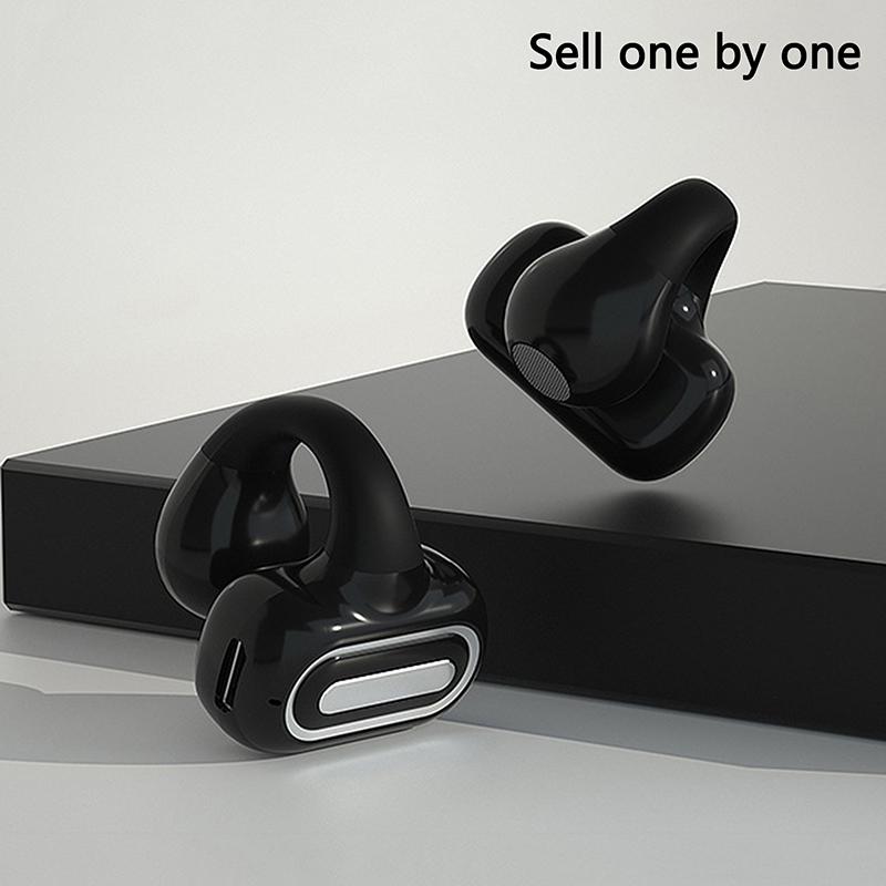 1 шт. Bluetooth-гарнитура с одним ушным зажимом, высокомощная беспроводная игровая гарнитура с одним ухом, концепция уха - костная проводимость