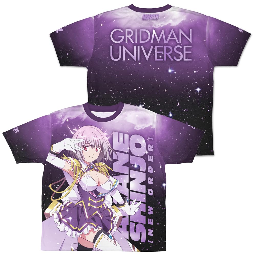 [Official] COSPA Gridman Universe Original Illustration Akane Shinjo (New Order) Double-Sided Full Graphic T-Shirt, Size L