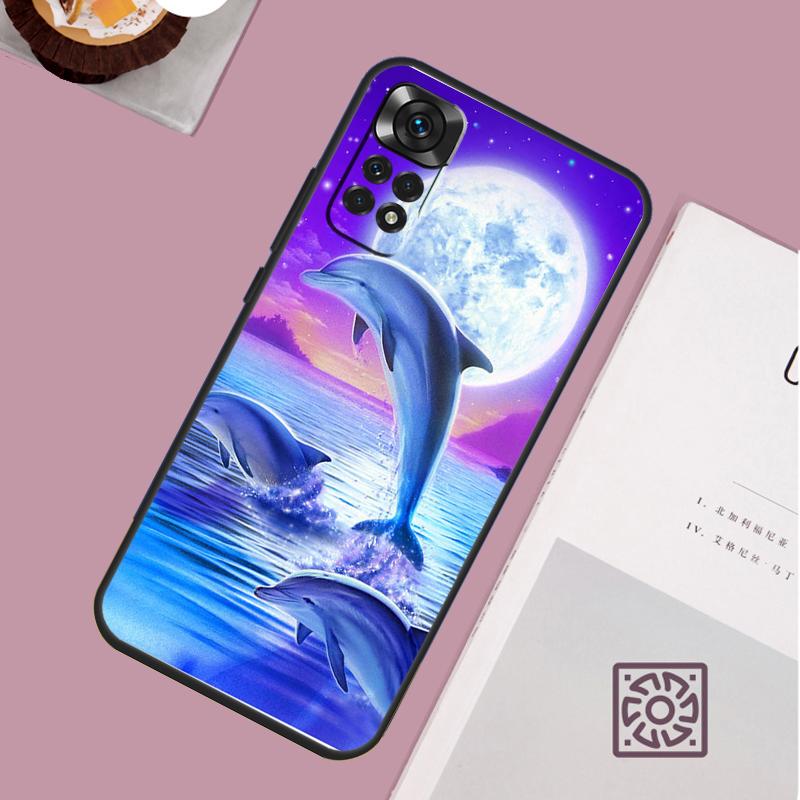 Чехол 'Морской Дельфин' для Xiaomi Redmi Note 12 9 10 11 13 Pro Plus 9S 10S 11S 12S Redmi 12 10C 12C 13C