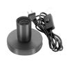 2PCS E27 Lamp Holder Black Metal Desktop Lamp Base Screw Light Bulb Holder with Cord on Off Switch Plug for Holding Bulb Room