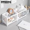 Настольный стеллаж для хранения косметики Стеллаж для хранения Настольный органайзер Стойка для закусок Ящик для хранения мелочей Домашняя кухонная сливная стойка Домашний органайзер