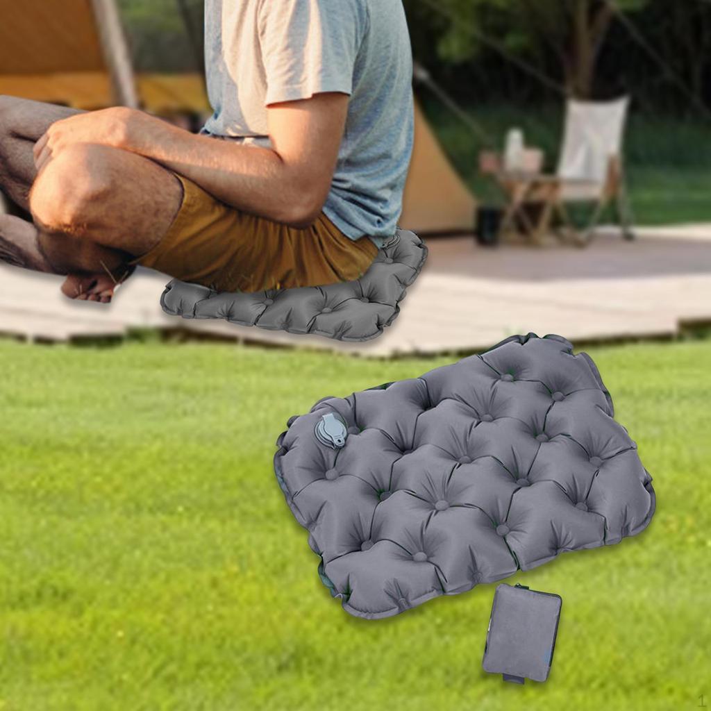 Компактный надувной коврик для сидения для путешествий и отдыха