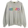 KENZO GOLF 90s Made In Japan Old Long Sleeve Trainer 4 Gray Sweat Men's Used