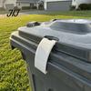 Waste Management Lid Security Trash Can Cover Clip, Bin Retainer Lock Snap-on Pipe Decor Cover, Weatherproof Outdoor Garbage Fastener Replacement