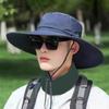 Рыболовная кепка с защитой от УФ-лучей, солнцезащитная шляпа, модная пляжная шляпа, лето