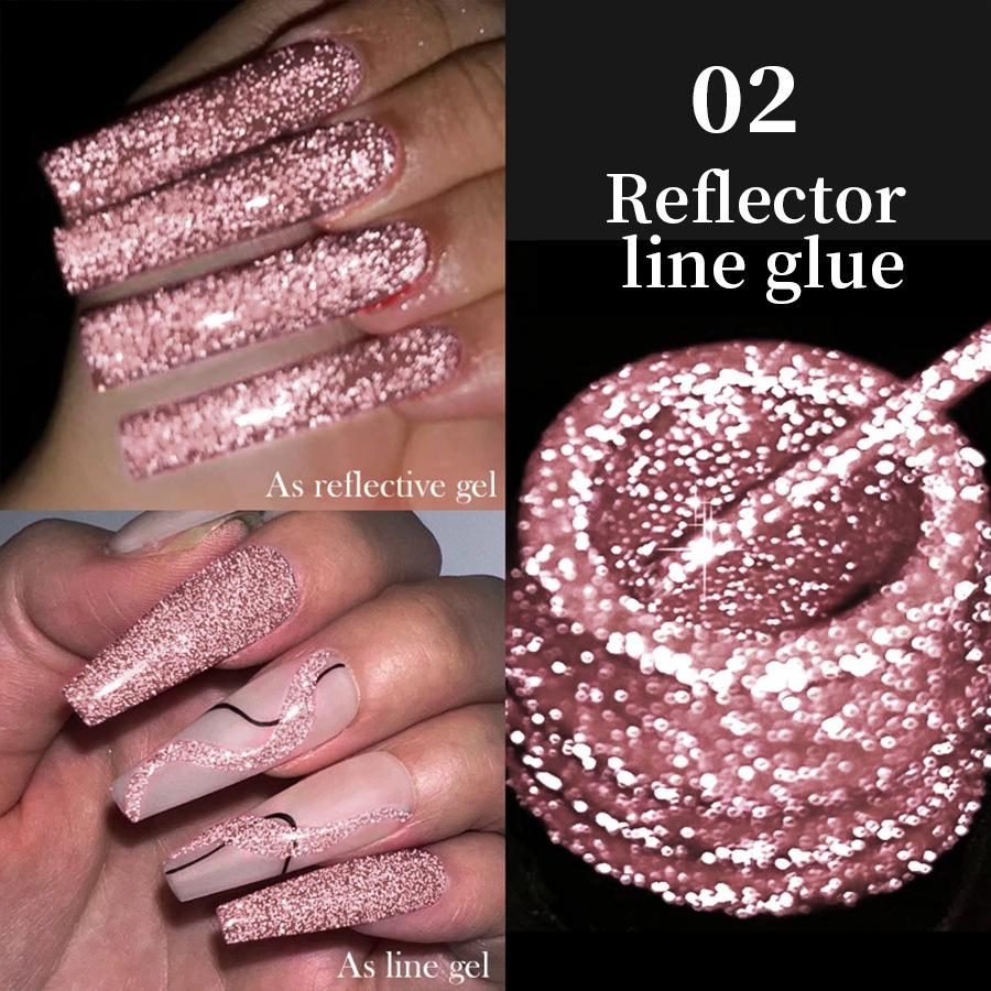 Дизайн ногтей Рисование УФ Гель для ногтей Эластичный Лайнер DIY Паутинка Лак Гель-паук Цветок