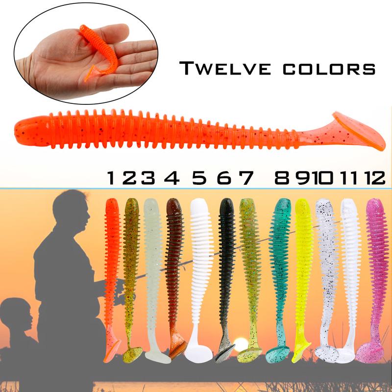 Рыболовные приманки Искусственные мягкие приманки Рыболовные черви Окунь Форель Судак Пресноводные снасти для ловли карпа