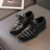 Boys Shoes Kids Flats Causal Children's Wedding Shoes Toddlers Black Fashion Student School Performance