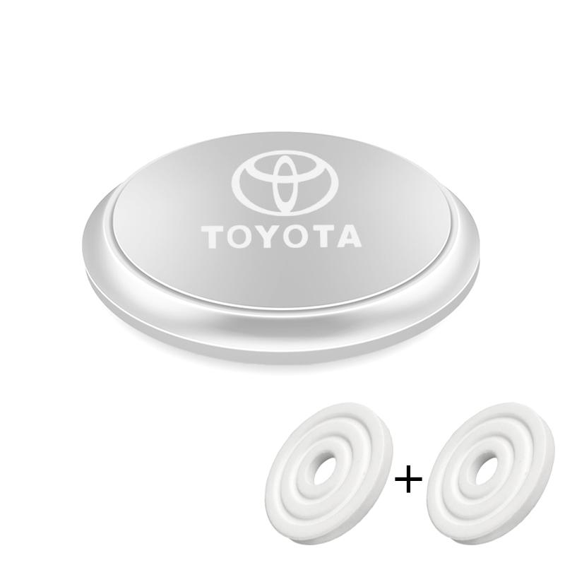 YQMN5 Car Interior Stickers Air Freshener Vent Clip Outlet Air Condition Diffuser Solid For Toyota Hilux Crown TRD chr Corolla Camry